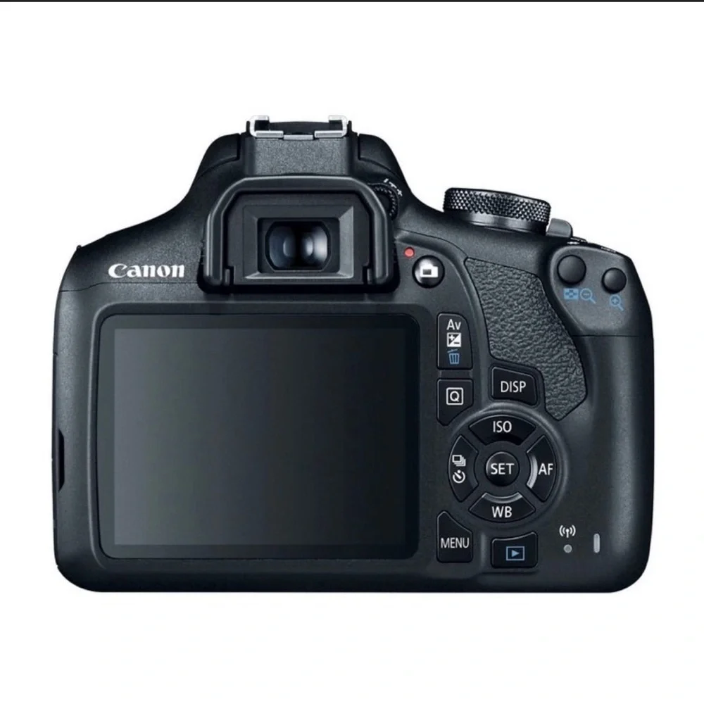 Canon EOS Rebel T7 Double Zoom Lens Camera Kit with Carry Bag